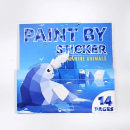Mr Paper 14sheets/bag Sticker Book Students' Handmade 3D Geometric Collage DIY Stickers Early Educational Stickers For Journal