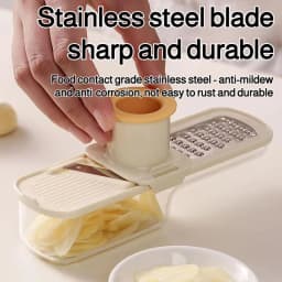 3-in-1 Multifunctional Ginger and Garlic Grinder Home Kitchen Slicer All Grinder