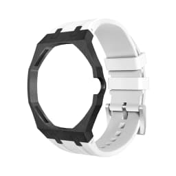 Modification Kit Aluminum Metal Case+Silicone Strap for Swatch X AP Royal Pop Pocket Watch Changer To Wristwatch Accessories