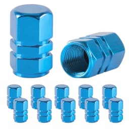 Hex Aluminum Explosion-proof Valve Caps Fit Car & Moto Block Dust Rust Choose Seal Ring or No Ring Various Colors for Wheels