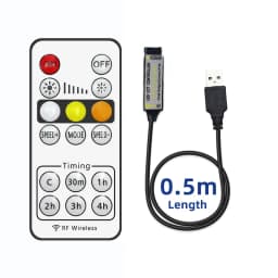 Dual Color LED 5V 12V 24V Dimmer RF Wireless Remote Control DC USB Plug 3 Pin 2700-6500K PWM Controller for CCT 5050 Strip Light