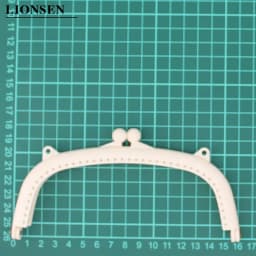 LIONSEN 16cm Arc Plastic Purse Frame Handle for Clutch Bag Handbag Accessories Making Kiss Clasp Lock 10 colors