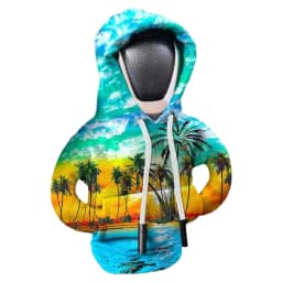 Creative Gear Shift Knob Cover Hoodie for Car Gear Shift Lever Protection Against Sweaty Hands for Merry Christmas New Year