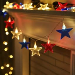Colorful Stars Fairy Lights Battery Mode String Lamps for Christmas Outdoor Lamp Garden Bedroom Room Wedding Party Decoration
