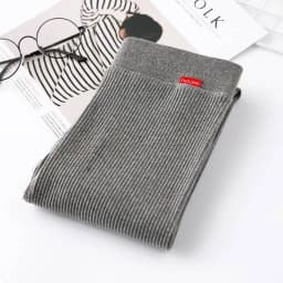 High Waist Nine Points Women's Tight Fit Elasticity Base Layer Pants Grey Slimming Korean Style Outwear Autumn New Arrival