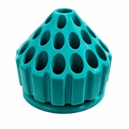 TOKTOS 35/116 Hole Rotary Tool Storage Box 360° Grinding Head Burr Drill Bit Polishing Accessory Organizer for Jewelry Tools