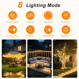 DC 24V 480LEDs/m Solar COB LED Strip Light Outdoor Waterproof Warm Natural White Flexible Adhensive Tape RA90 Linear Lighting