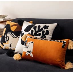 Medicci Home Handmade Boho Long Tail Leopard Cushion Cover Luxury Lumbar Pillowcase 30x50 With Tassel Shabby Chic Farmhouse Deco
