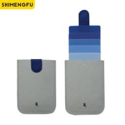 DAX V1 V2 V3 RFID Leather ID Card Holder Case Minimalist Portable Bag Men Bank Credit Card Cover Wallet Money Purse Women
