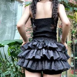 Mini Skirt Cute Sexy Balletcore Elastic High Waist Ball Gown Ruffle Patchwork Lolita Skirt Short Korean Sweet Y2K Women Clothing