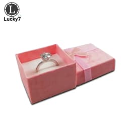 24pcs/lot Paper Ring Gifts Boxes for Jewelry Display 4*4*3cm Assorted Colors Ring Box
