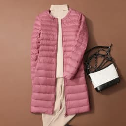 Lightweight Puffer Jaet Women's Mid-Length Autumn Winter New round Ne Long Korean Sle Coat No Collar Inner Trendy