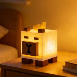 Capybara Pixel Pet Night Light Building Blocks Toys Anime Figures For Kids Desktop Room Decorative Lights Creative Birthday Gift