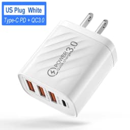 USB C Fast Charger 48W Quick Charge for iPhone 13 Xiaomi 12 Samsung Huawei CellPhone Wall Charger USB C Power Adapter US EU Plug