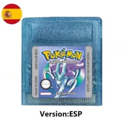 %Many style pokémon cards Red Blue Crystal Golden Green Silver Yellow GBC Game Card 16Bit Video Game CartridgeConsole Card GB/SP