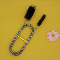 Nylon Wire Stainless Steel Spring Brush Fish Tank Filter Cleaning Brush Aquarium Drain Pipe Cleaning Pipe Brush Accessories Pet