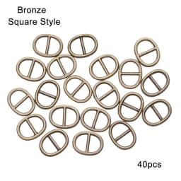 20/40Pcs 5mm/6mm Mini Ultra-small Tri-glide Belt Buckles for Doll Bags Metal Buckles DIY Doll Buttons Shoes Accessories