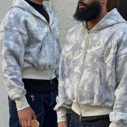 Autumn light color loose classic style 2025 new elastic zipper camouflage casual street high-end hip-hop street jacket