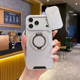 Heavy-duty Rugged Magnetic Stand Case For iPhone 18 17 Air 16 E 15 14 13 12 Pro Max Plus Slide Camera Protect For Magsafe Cover