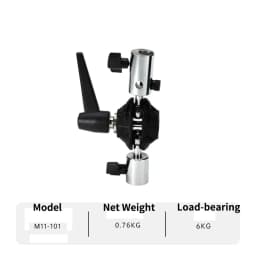 Meking Light Stand Adapter C Stand Camera Mount Light Stand Tripod Screw 1/4 "3/8" and 5/8" Fixing Nut Photo Studio Accessories