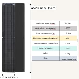100W Flexible Solar Panel Monocrystalline Silicon 50W 100 Watt Solar Panels For Boat Car Motorhome Yacht 12v/24V Battery Charge