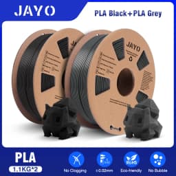 JAYO PLA/PETG/SILK/TPU/ABS 3D Printer Filament 1.75mm 2 Rolls 3D Printing Materials for 3D Printer Free Shippment