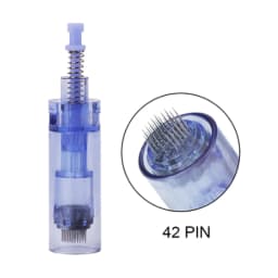 100pcs Derma Pen Ultima A1 Cartridges Needle Face Care Micro Needle Pen Disposable Bayonet Replacement Parts Tattoo Needles