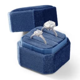 Oirlv Wedding Flanner Ring Box Engagement Triple Slot Square Ring Box Modern Wedding Marry Gifts Muti Color 1/2/3 Slots Ring Box