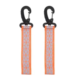 2PCS Backpack Reflective Straps Reflective Safety Keychain For Backpack Carefully Designed Safety Supplies For Camping