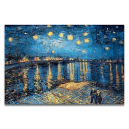 Famous Artist Van Gogh Starry Sky Iris Flower Sunrise Landscape DIY 11CT Cross Stitch Embroidery Kits Sale