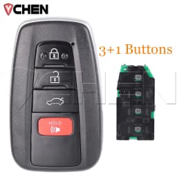 For Toyota Corolla 231451-2000 Remote Control Smart Key 2/3/4Button HYQ14FBN 4A Chip 312/314MHz For Brazil 2019 2020 2021 2022