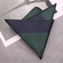 23CM Men Silk Pocket Square Brown Red Striped Handkerchief Business Soft Hanky Wedding Party Suit Accessories Cravat Chest Towel