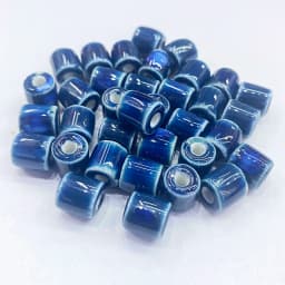 10Pcs 10*9MM Ceramic Cylinder Spacer Loose Beads for Jewelry Bracelet Necklace Accessories DIY