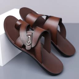 Summer Men Sandals Open Toe Flat Mens Casual Shoes Outdoor Walking Sandals for Men Beach Shoes Sandalias Hombre Men Slippers