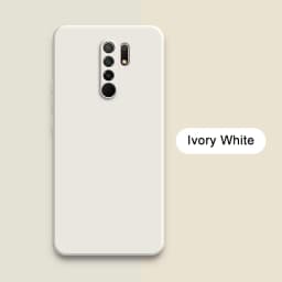 Original Square Liquid Silicone Case for Xiaomi Redmi 9 9A 9i 9T Power Camera Protective Cute Phone Back Cover Redmi9 T Fundas