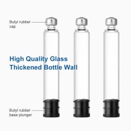 10-100 Pack 3ml Peptide Insulin Pen Cartridge, 3cc Cartridges Compatible with Reusable Injection V1 V2 V3 Pen, Individually Pack