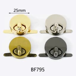 2Pcs Metal Bag Lock Buckles Turn Twist Locks for Women's Handbag Shoulder Bags Closure Latch Clasp DIY Hardware Accessories