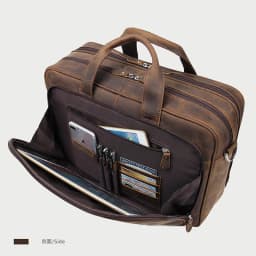 High Quality Genuine Leather Men Briefcase Business Bag Crazy Horse Leather Large 17'inch Laptop Bag Male Portfolio Office Case