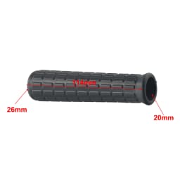 2 X Wheelbarrow Handles 30/32mm Wheelbarrow Universal Handles Round Tubes Black Replacement Handles Plastic Trolley Handle