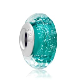 2024 new 925 glass pendant rainbow beads, suitable for European original bracelets, jewelry DIY accessoriesy Clip