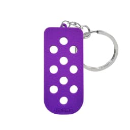 1PCS Luggage Tag Hole Keyring for Shoe Charms Decoration Keychain Suitable For Handbag Key Fluorescent Accessory Decoration