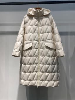 Janveny 2026 New Winter Oversized Over Knee Puffer Jacket Women Solid Long Sleeve Zipper Hooded White Duck Down Coat Warm Parkas