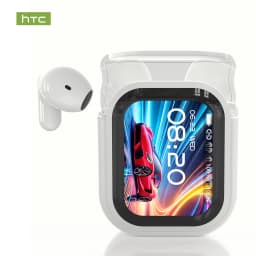 HTC NE20 AI Translation Earbuds - ANC Noise Cancelling, Touch Screen, 135 Lang. Support, Business Conference, Travel Headphones