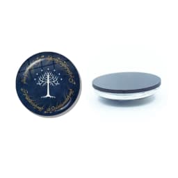 New Hot White Tree Gondor Keychain Lord Of The R Glass Dome KeyRing Bag Car Key Chain Ring Holder Charms Jewelry Gifts