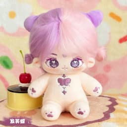 Cute 20cm Idol Doll With Clothes Kawaii Plush Cotton Dolls Stuffed Toy DIY Birthday Gift