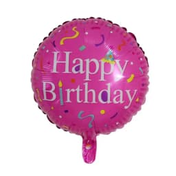 50pcs 18inch Round Foil Balloon Happy Birthday Inflatable Foil Helium Balloons Birthday Party Decoration Kids Toys Air Globos