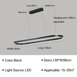 Modern LED Pendant Light For Living Dining Room Kitchen Hotel Bedroom Ceiling Chandelier Indoor Home Decoration Lighting Fixture