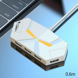 Multi USB Hub Usb Splitter 4/7 Ports 2.0 Usb Expander Cable 60/120CM High Speed Adapter For PC Transmission Hard Drive
