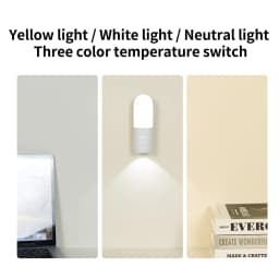 Rechargeable Magnetic Wall Light with Motion Sensor LED Night Light Suitable for Ambient Lighting in Corridor Stair and Cabinet