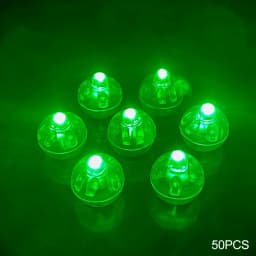 50PCS LED Balloon Lights Tiny Ball Lights for Balloon Mini Round Led Ball Lamp for Bar Lantern Christmas Wedding Party Decor